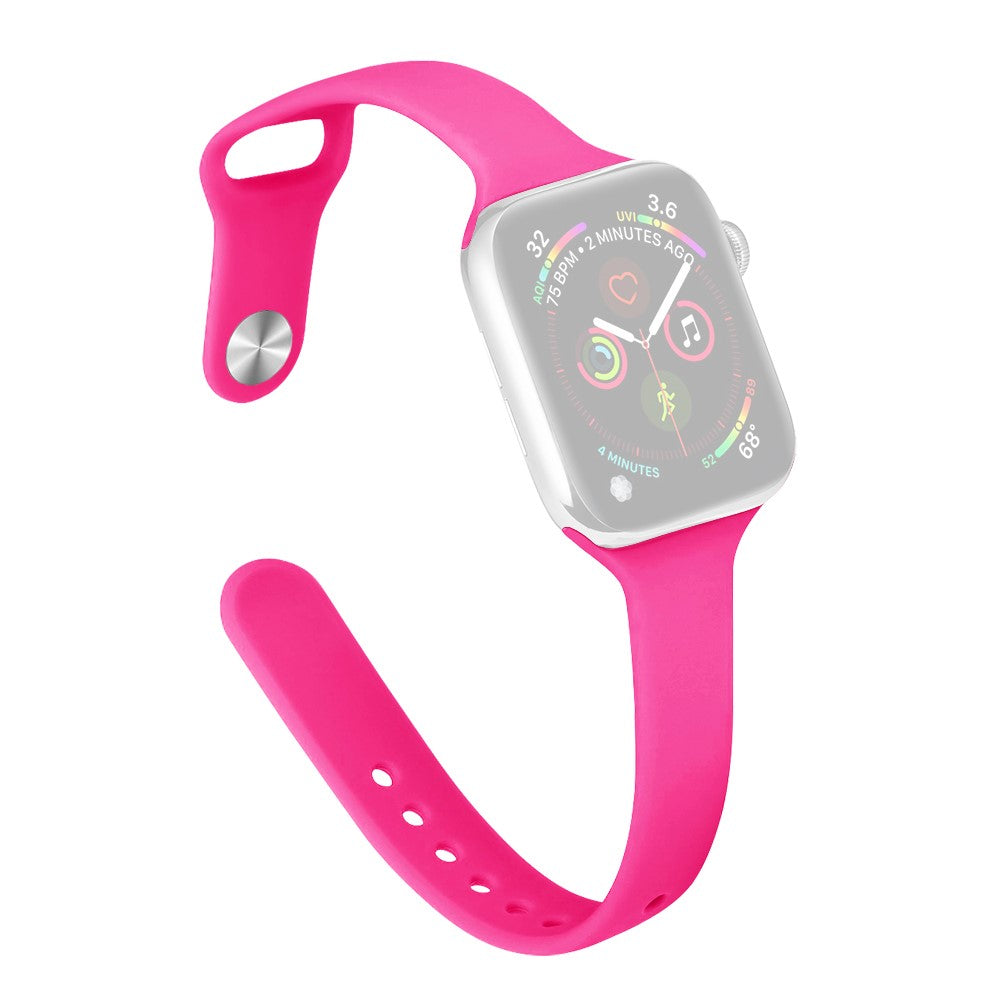 Apple Watch 49mm / 45mm / 44mm / 42mm Watch Straps Slim Band - Hot Pink