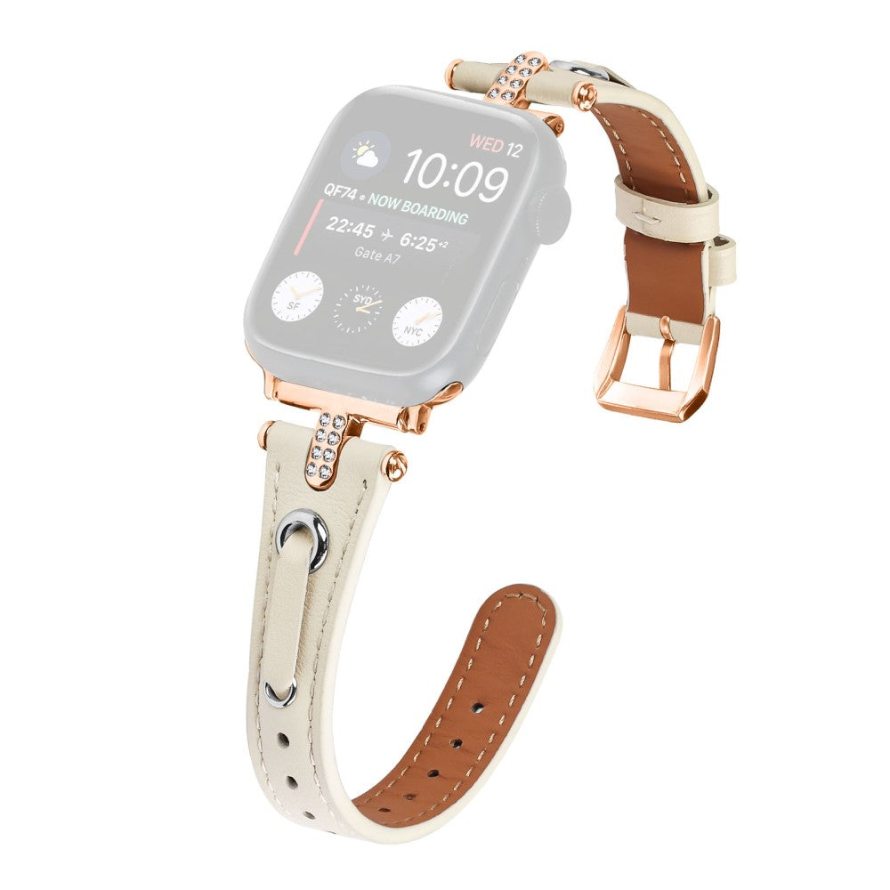 Apple Watch Series 41mm / 40mm / 38mm Watch Band Apricot Watch Strap - Apricot