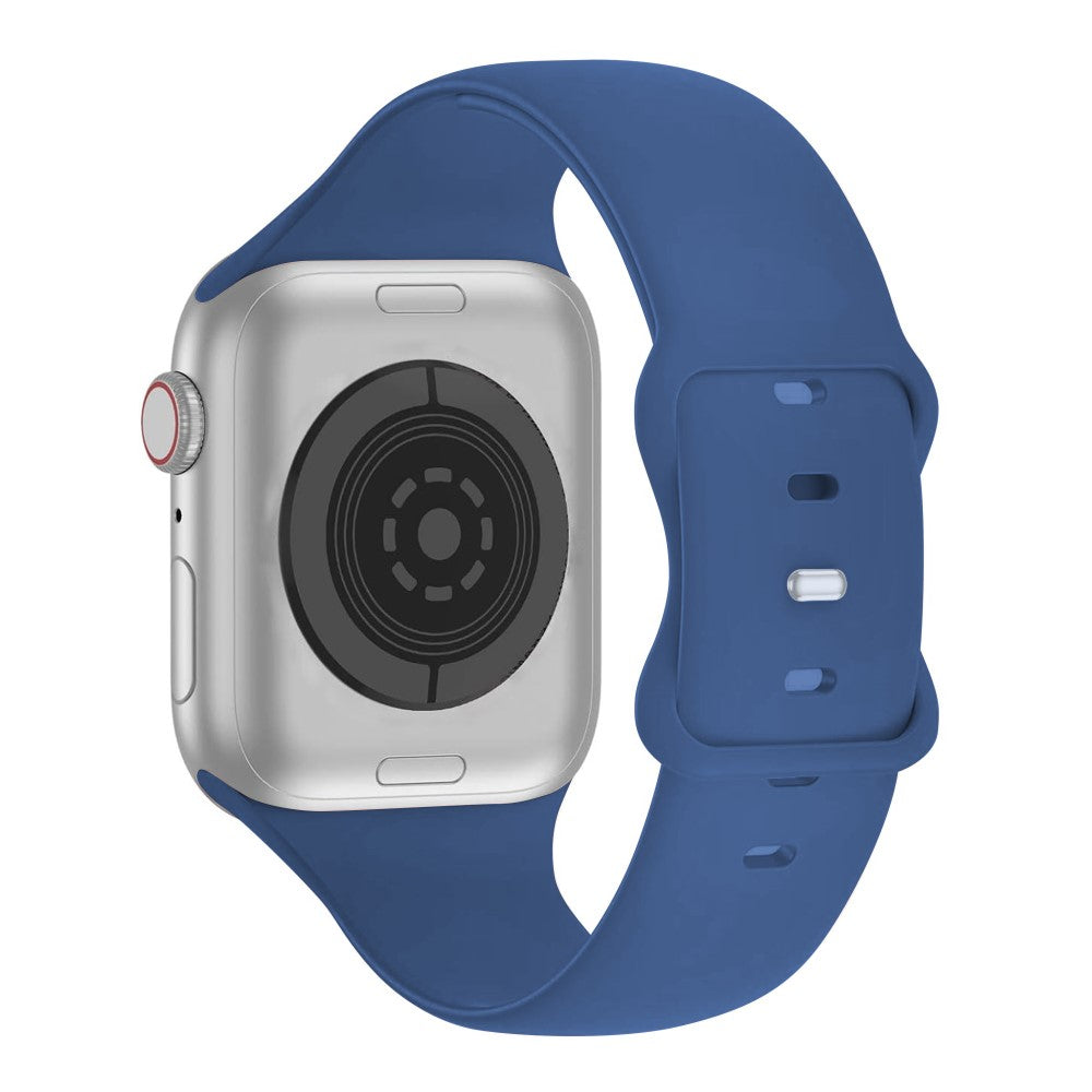 KALEBOL Apple Watch 49mm / 45mm / 44mm / 42mm Silicone Watch Strap, Size: S / M - Navy Blue