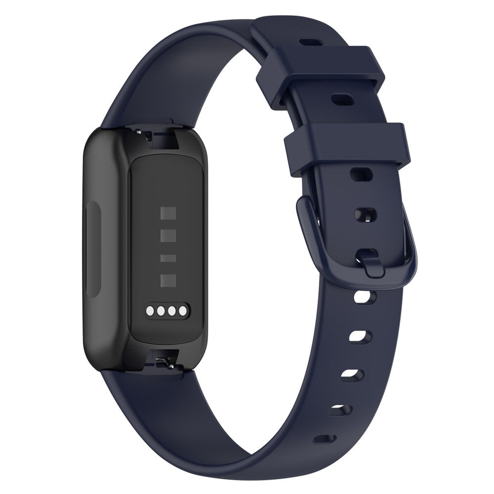 Fitbit Inspire 3 Silicone Watch Bands Soft Replacement Strap, Size: S - Dark Blue