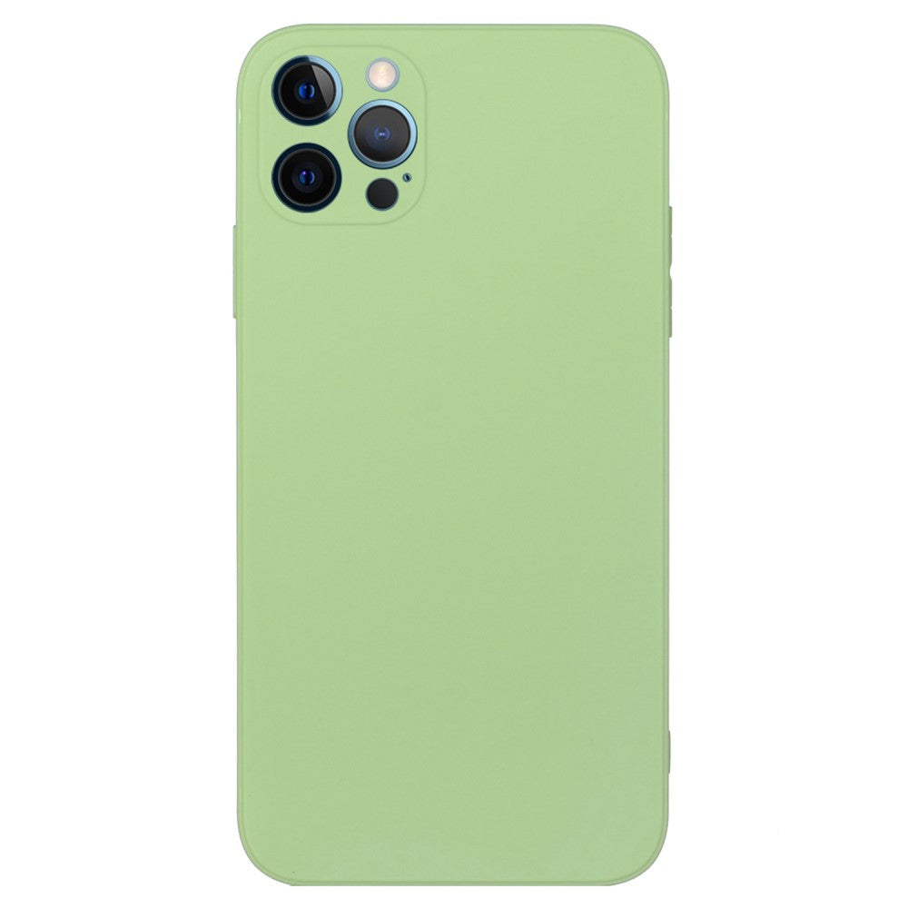 Beveled anti-drop rubberized cover for iPhone 15 Pro Max - Matcha Green