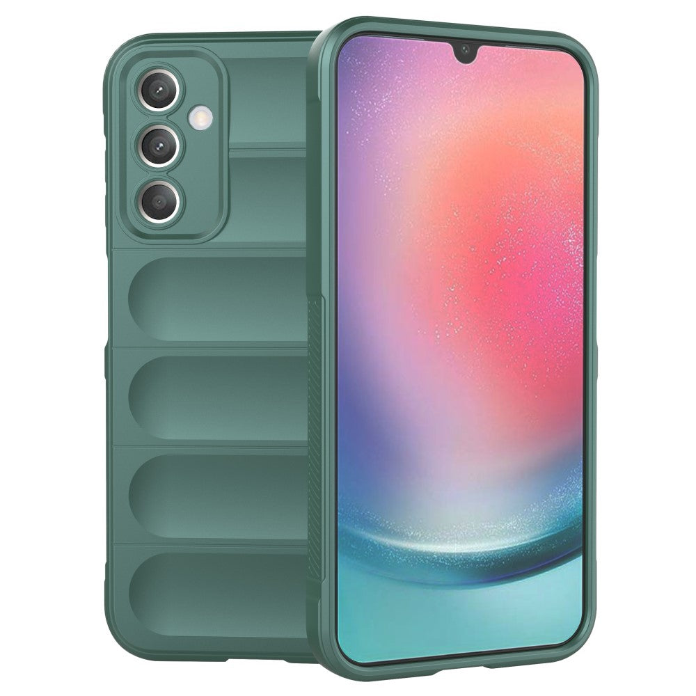 Soft gripformed cover for Samsung Galaxy A25 - Green
