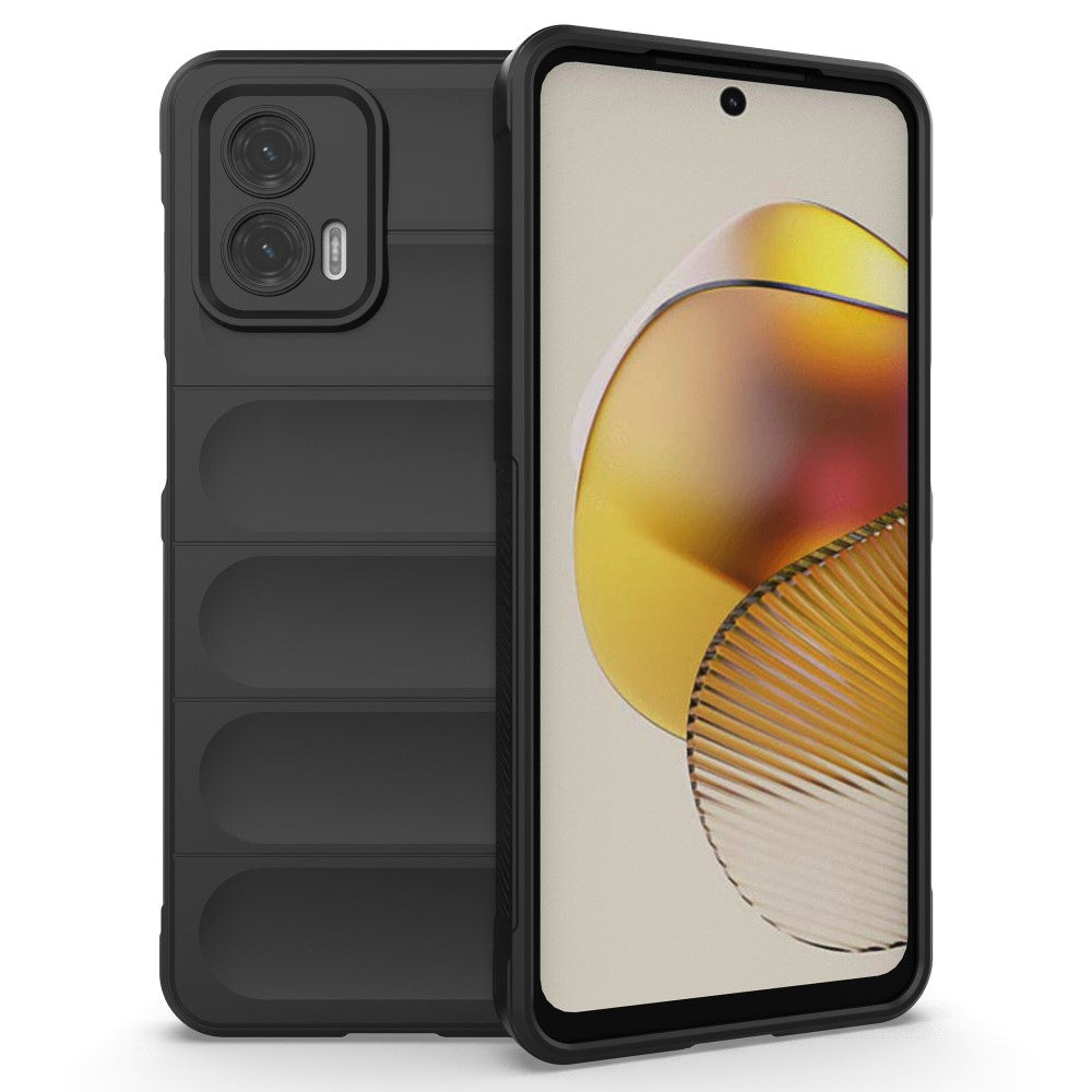 Soft gripformed cover for Motorola Moto G73 - Black