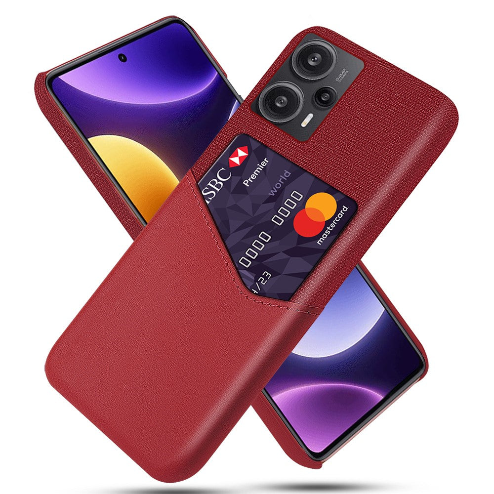 Bofink Xiaomi Poco F5 / Redmi Note 12 Turbo Card cover - Red