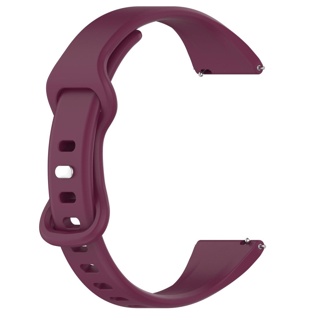 22mm simple silicone strap for Huawei watch - Wine Red