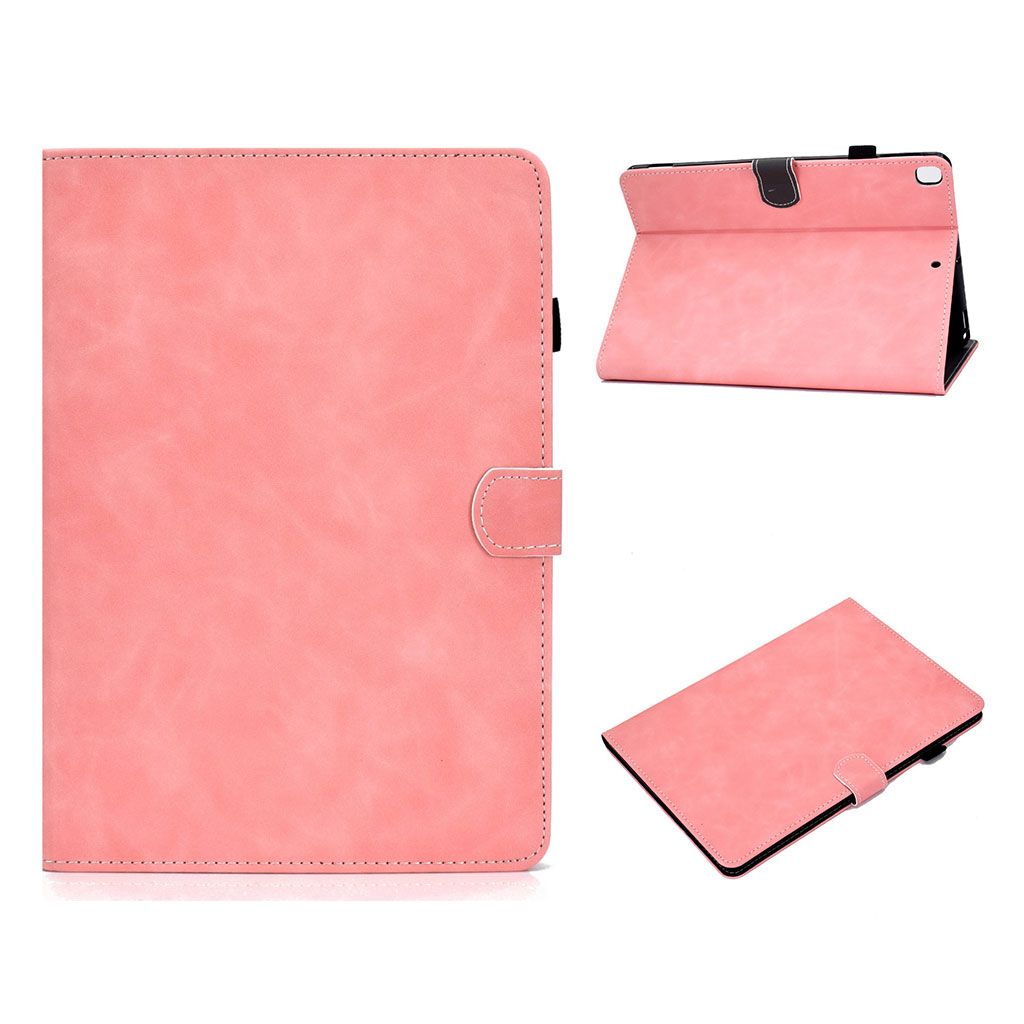 iPad 10.2 (2019) / Air (2019) solid theme leather flip case - Pink