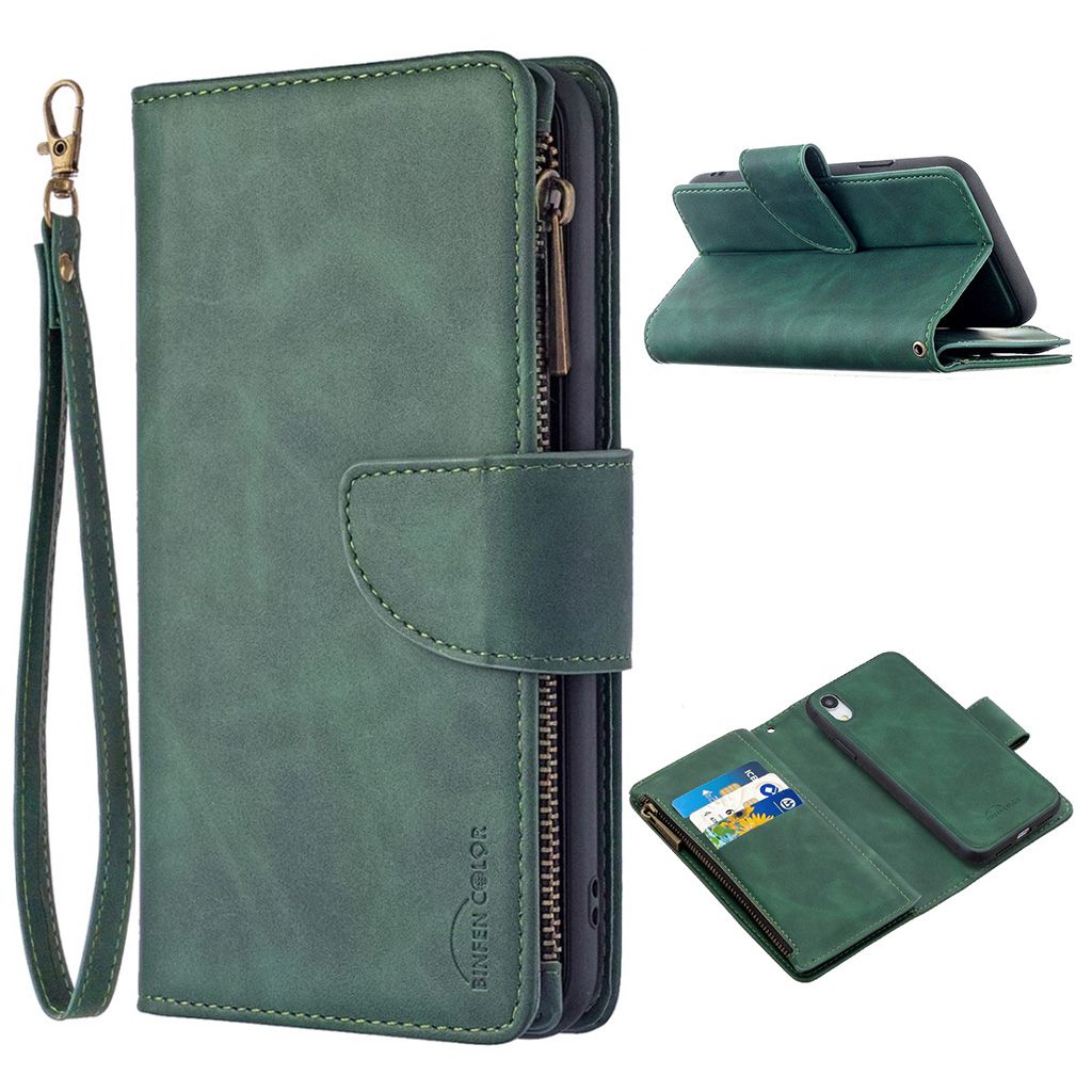 Premium Wallet iPhone 7 Plus / 8 Plus flip case - Green