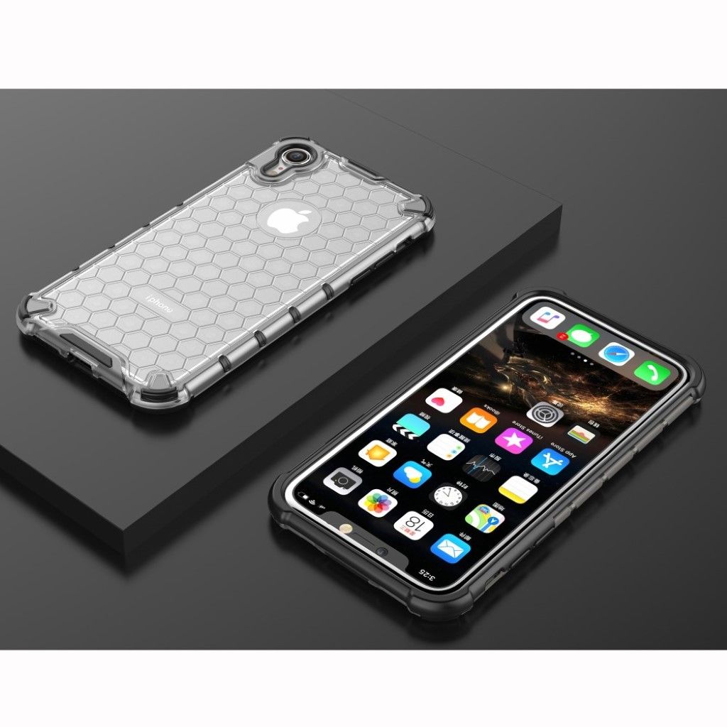 Bofink Honeycomb iPhone Xr case - Grey