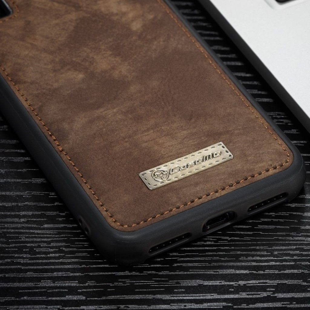 CASEME iPhone Xs Max vintage style split leather case - Brown