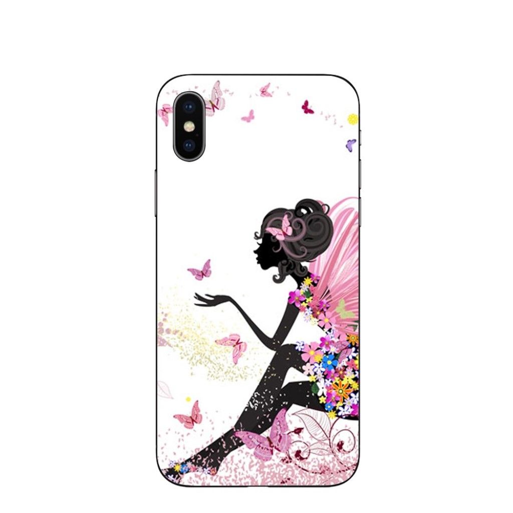 iPhone XS pattern printing soft case - Fairy Lady