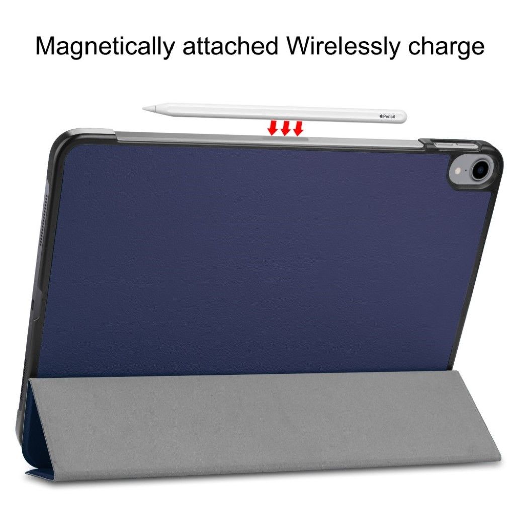 iPad Pro 11 inch (2018) tri-fold smart leather case - Dark Blue