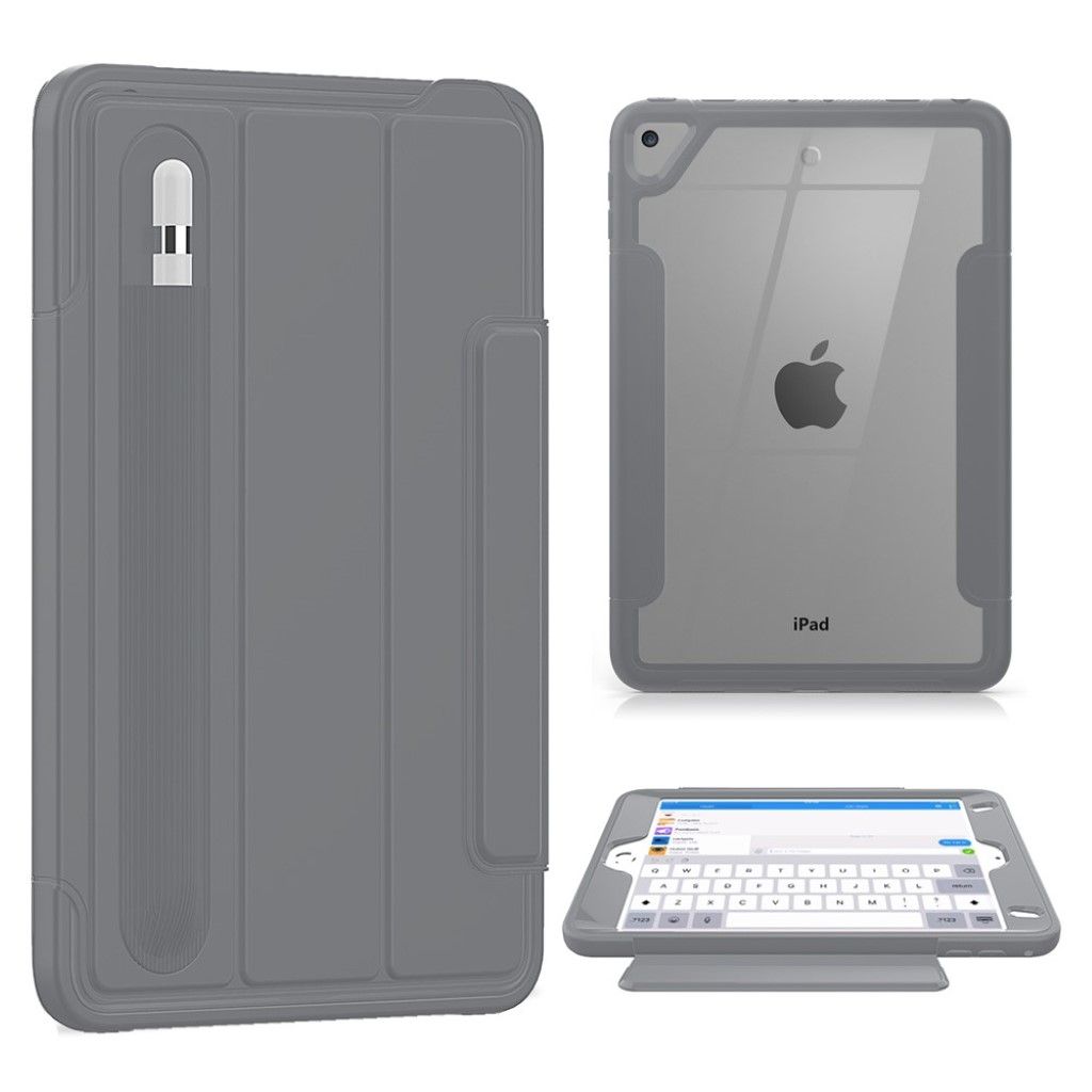 iPad Mini (2019) elegant tri-fold case - Grey