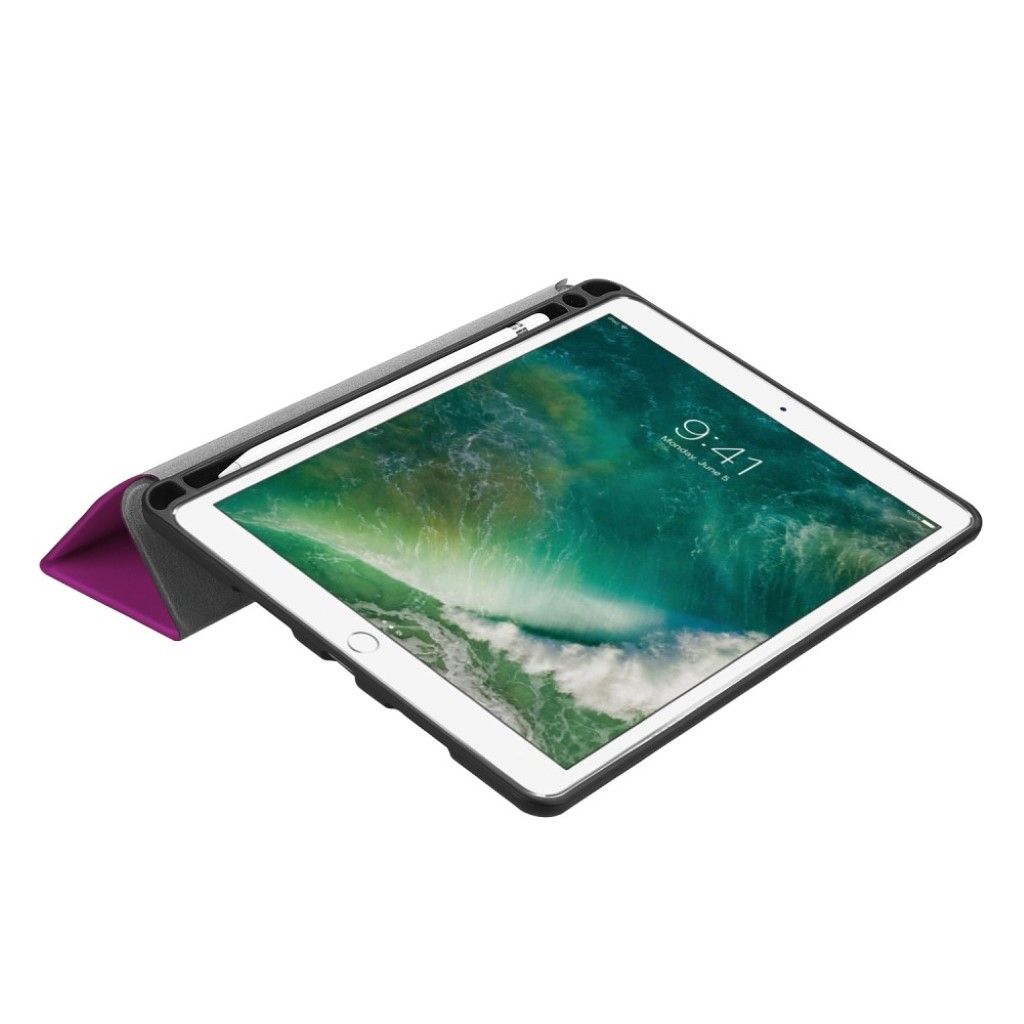 iPad Air (2019) tri-fold leather case - Light Purple