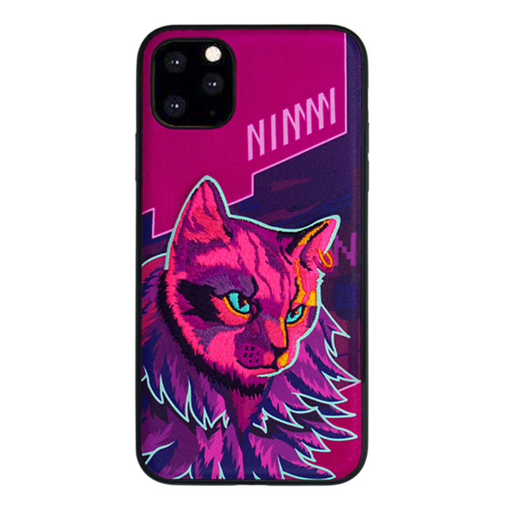 Nimmy Remix iPhone 11 Pro Embroidered Cover - Magenta