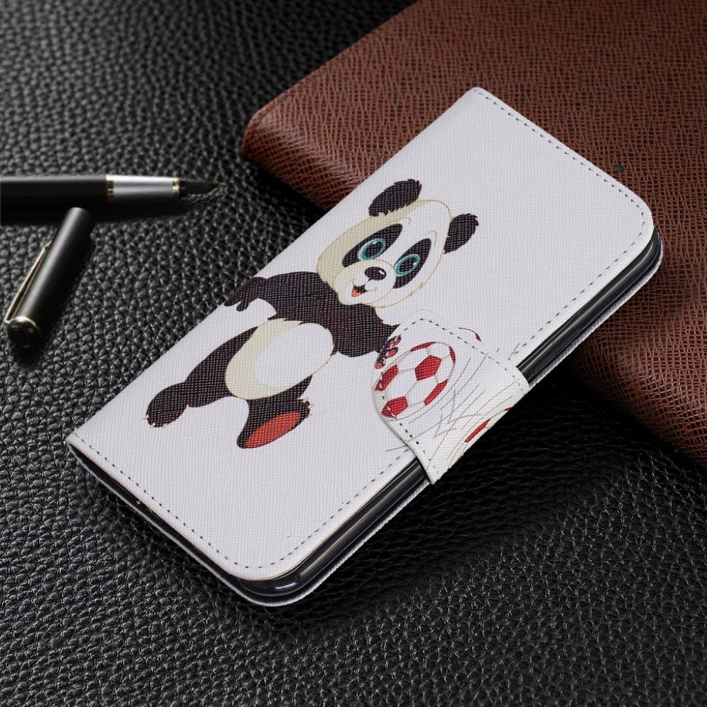 Wonderland iPhone 11 Pro flip case - Panda Playing Football