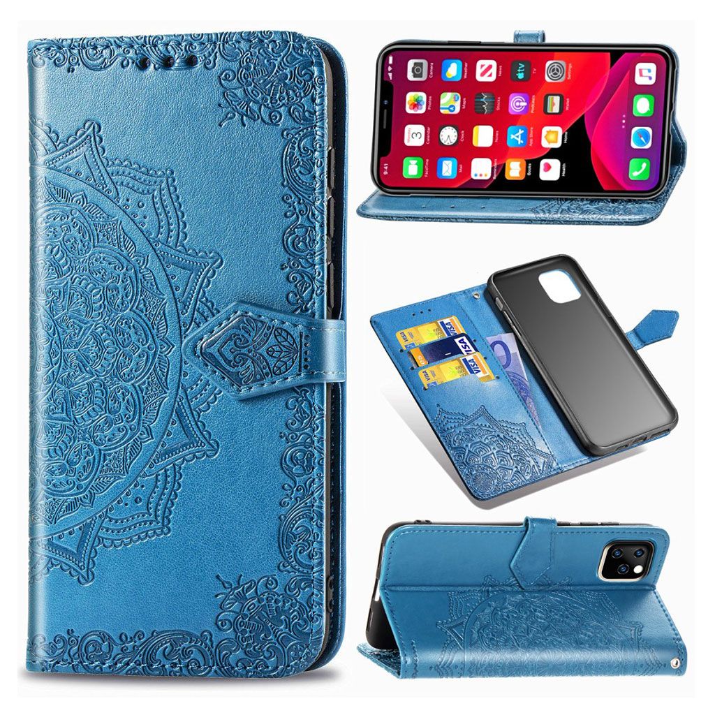 Mandala iPhone 11 Pro Max Flip case - Blue