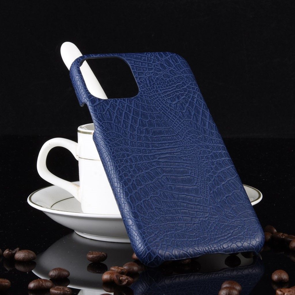 Croco iPhone 11 case - Dark Blue