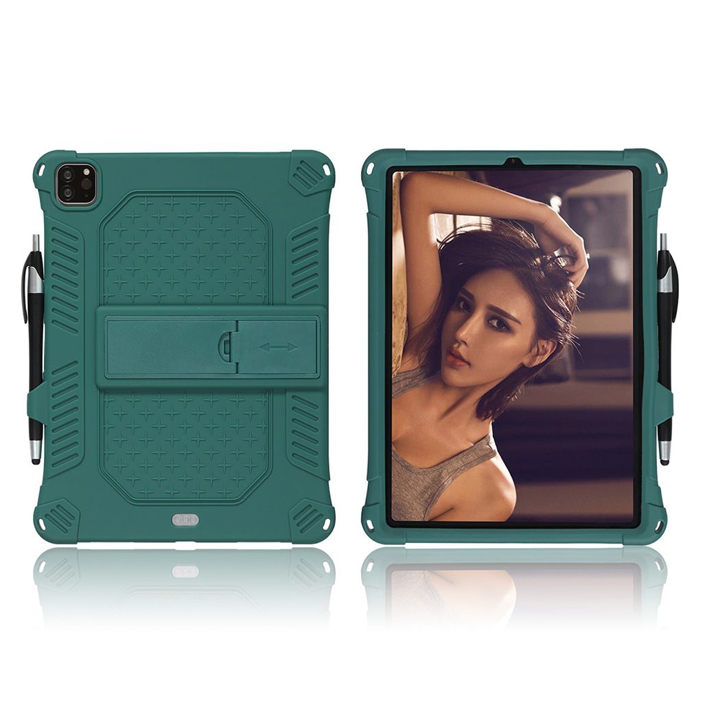 iPad Pro 11 inch (2020) / (2018) solid theme leather flip case - Green