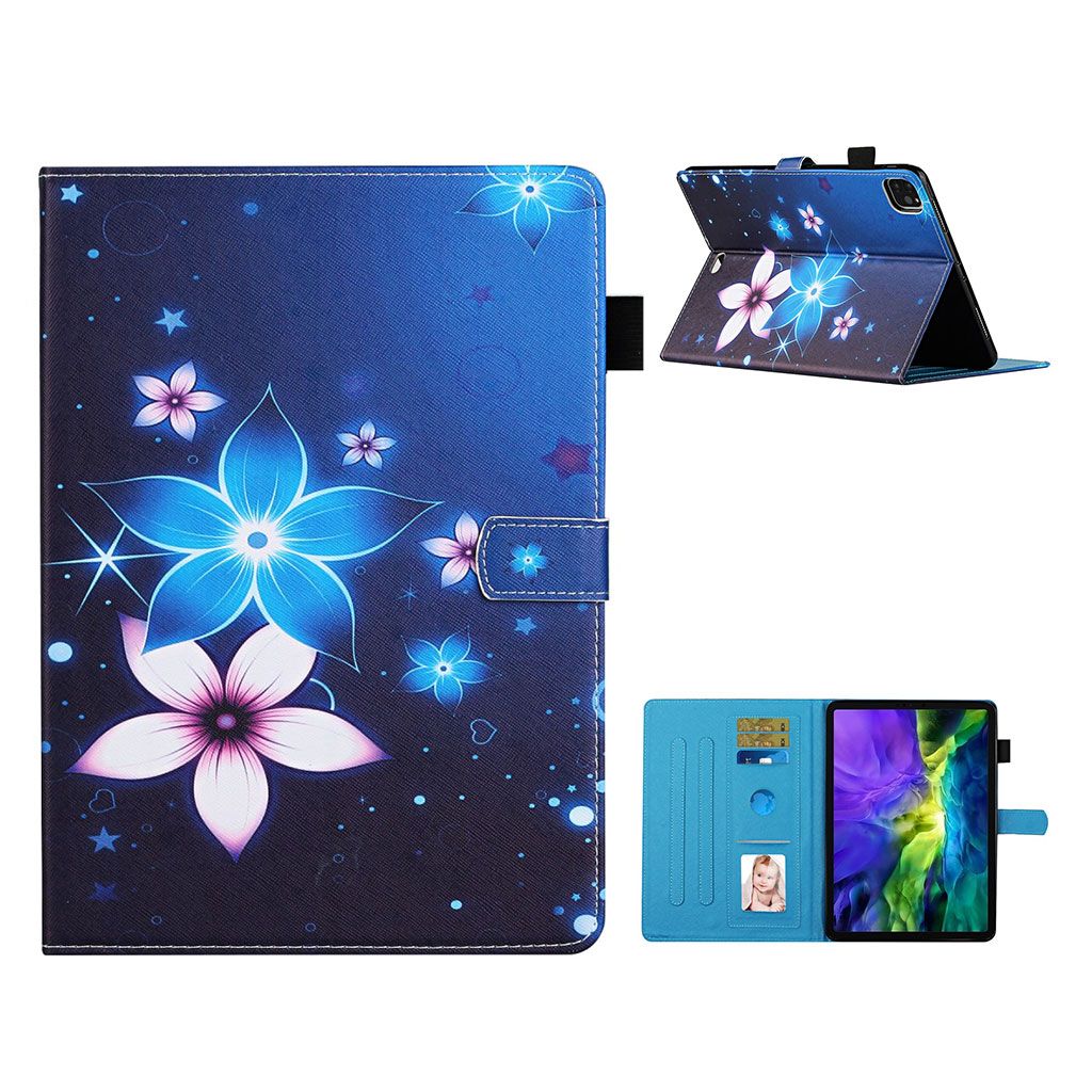 iPad Pro 11 inch (2020) / (2018) vibrant pattern printing leather case - Flower