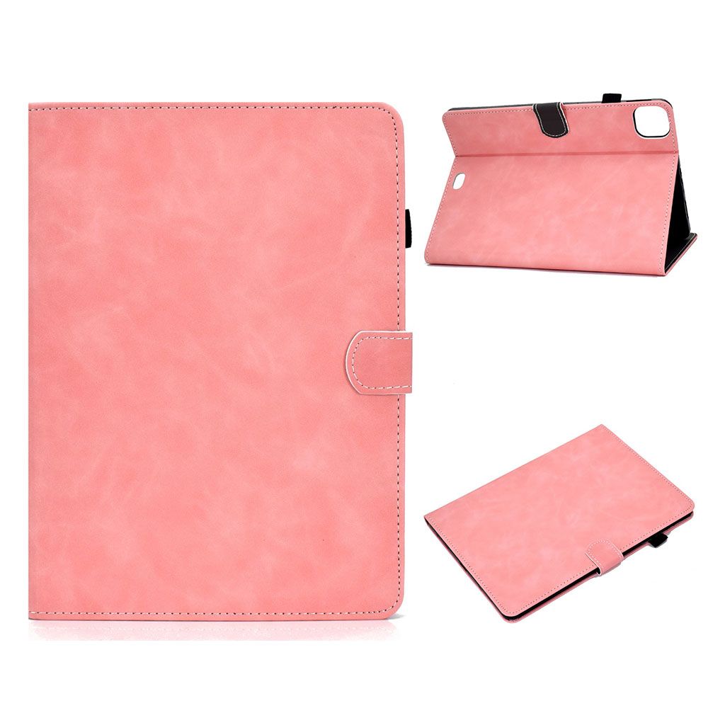 iPad Pro 11 inch (2020) / (2018) solid theme leather flip case - Pink