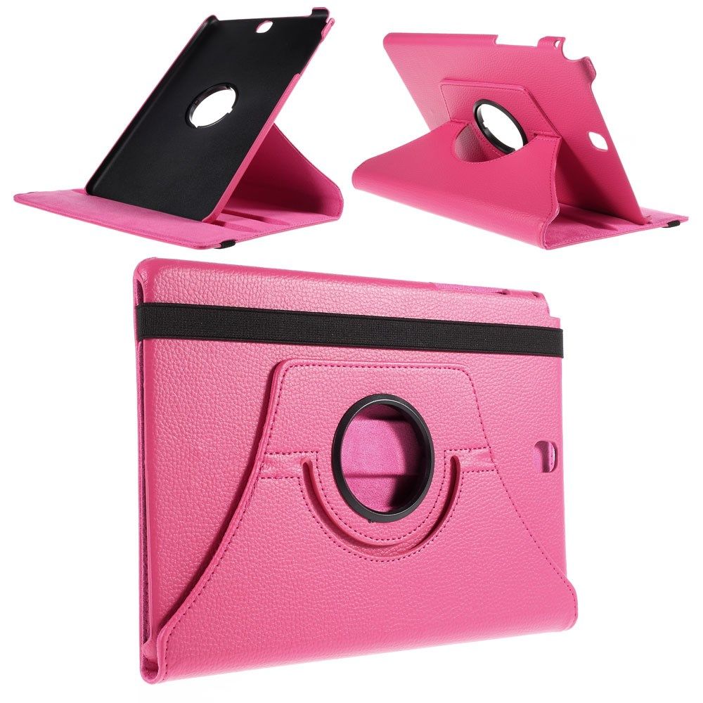 Jessen Samsung Galaxy Tab A 9.7 Leather Rotary Stand Case - Hot Pink