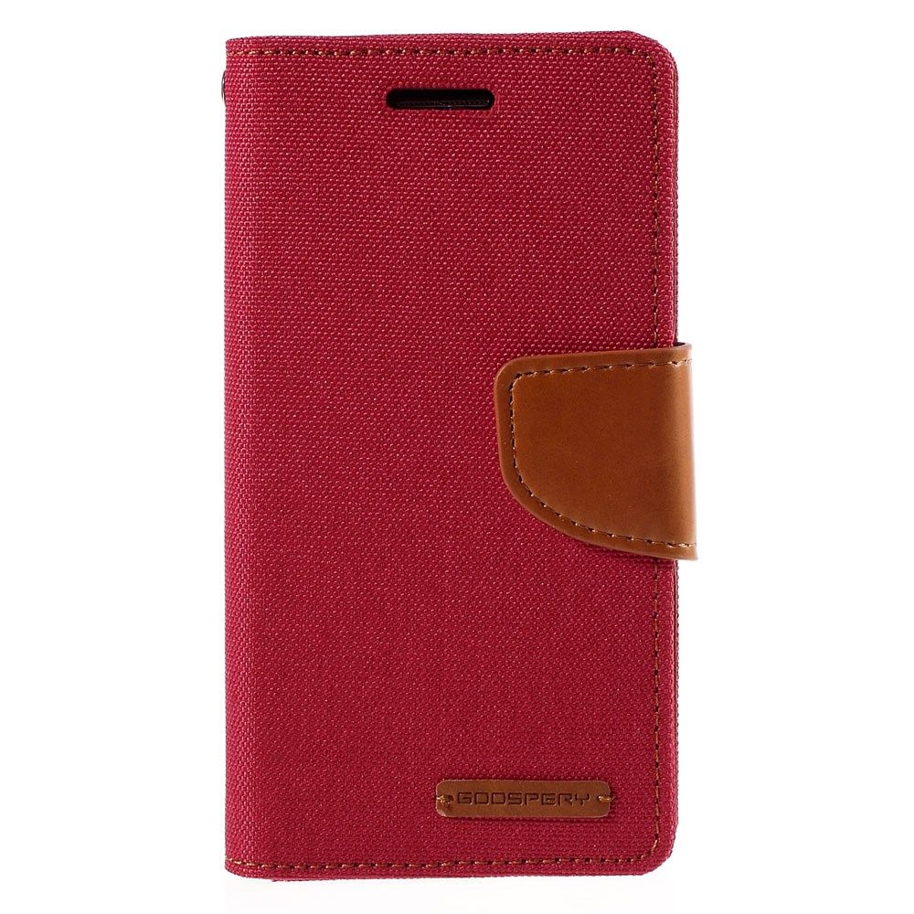 MERCURY GOOSPERY Samsung Galaxy J1 Leather Case - Red