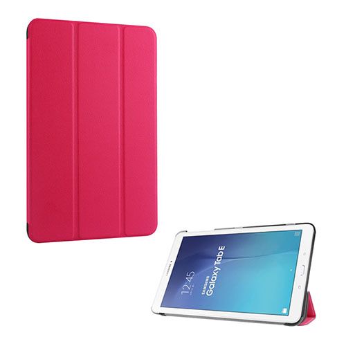 Gaarder Lines Samsung Galaxy Tab E 9.6 Leather Case With Stand - Hot Pink
