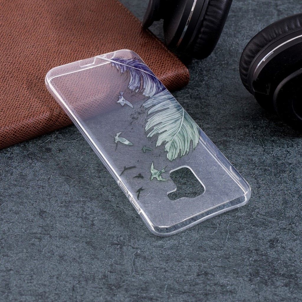 Samsung Galaxy J6 (2018) pattern printing slim case - Feather