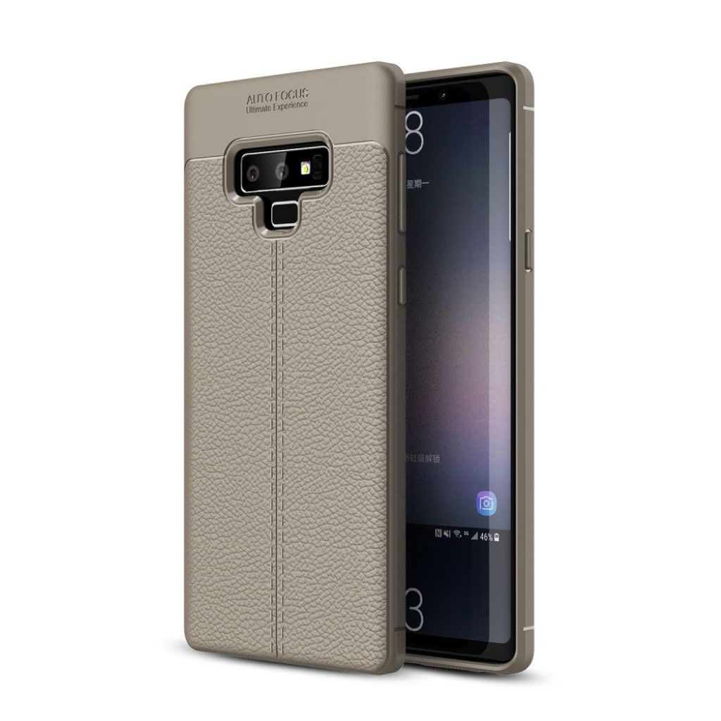 Samsung Galaxy Note 9 litchi texture soft case - Grey