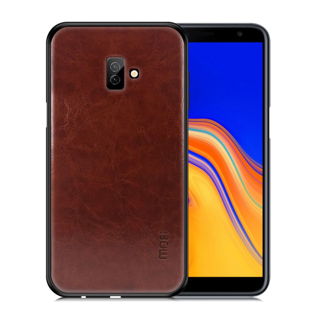 MOFI Samsung Galaxy J6 Plus (2018) leather combo case - Coffee