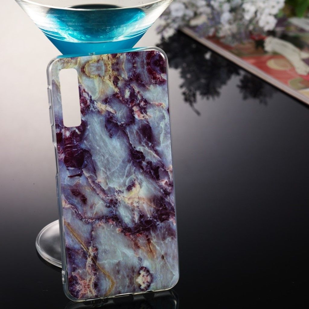Samsung Galaxy A7 (2018) marble pattern case - Style L