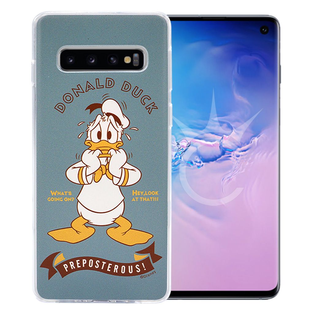 Donald Duck #4 Disney cover for Samsung Galaxy S10 - Blue
