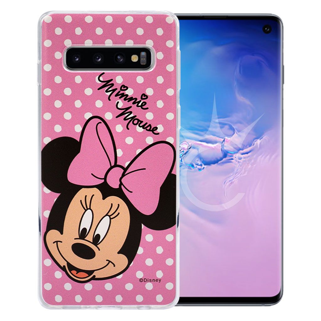 Minnie Mouse #8 Disney cover for Samsung Galaxy S10 - Pink