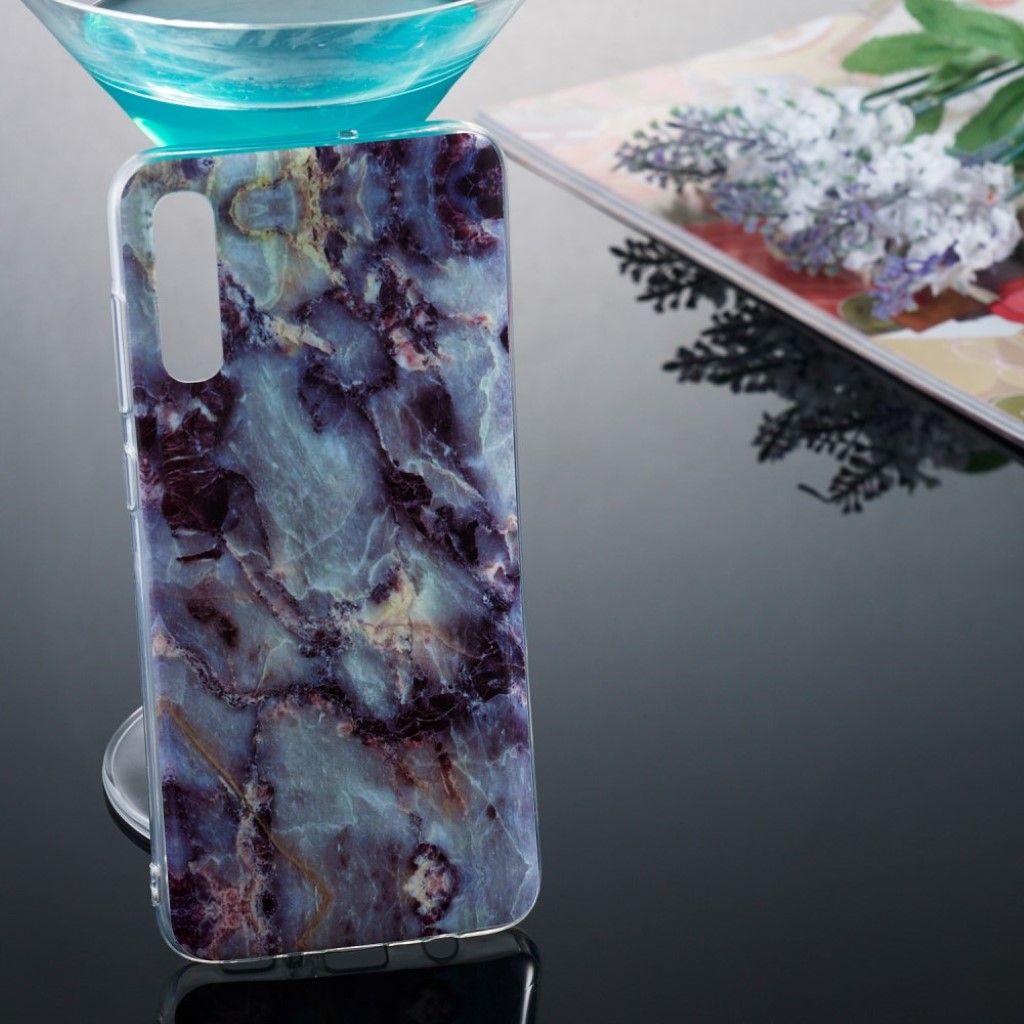 Samsung Galaxy A70 simple marble pattern case - Style G