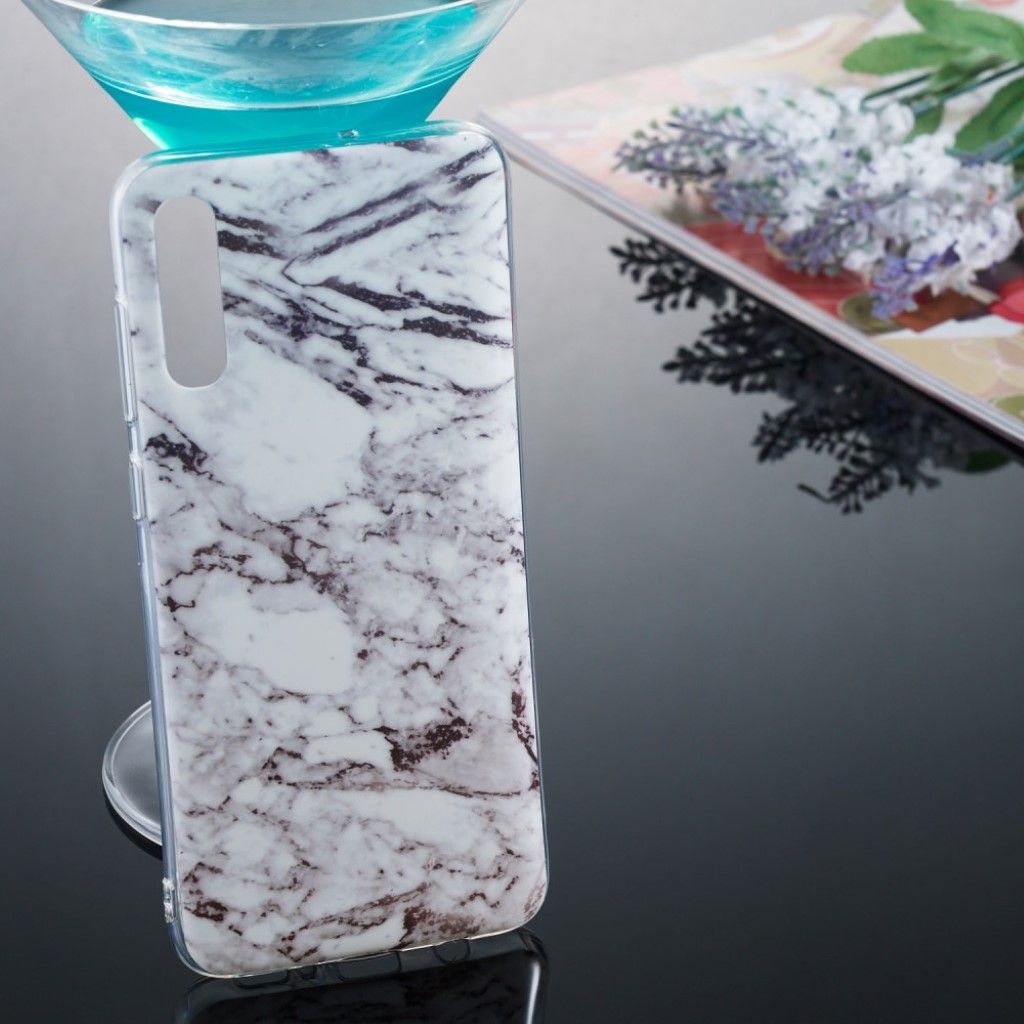 Samsung Galaxy A70 simple marble pattern case - Style H