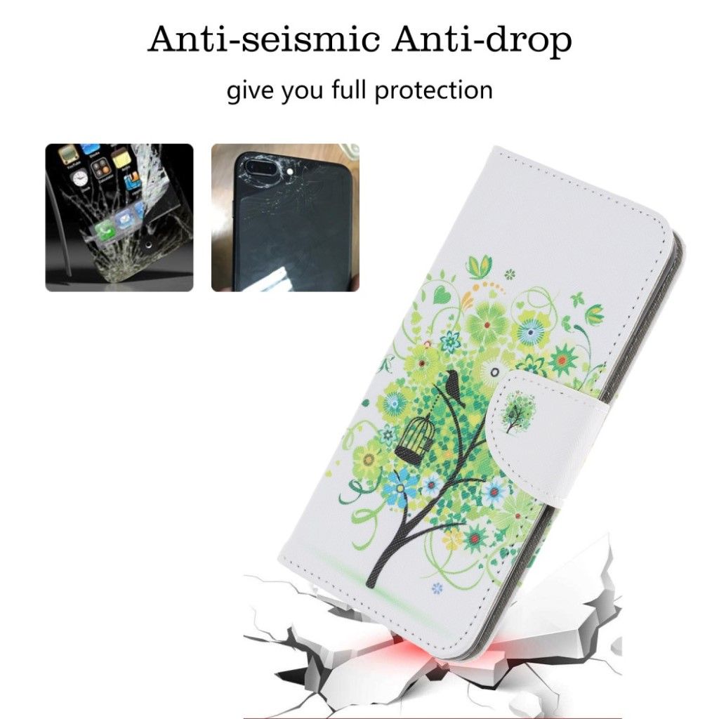 Wonderland Samsung Galaxy A70 flip case - Green Tree