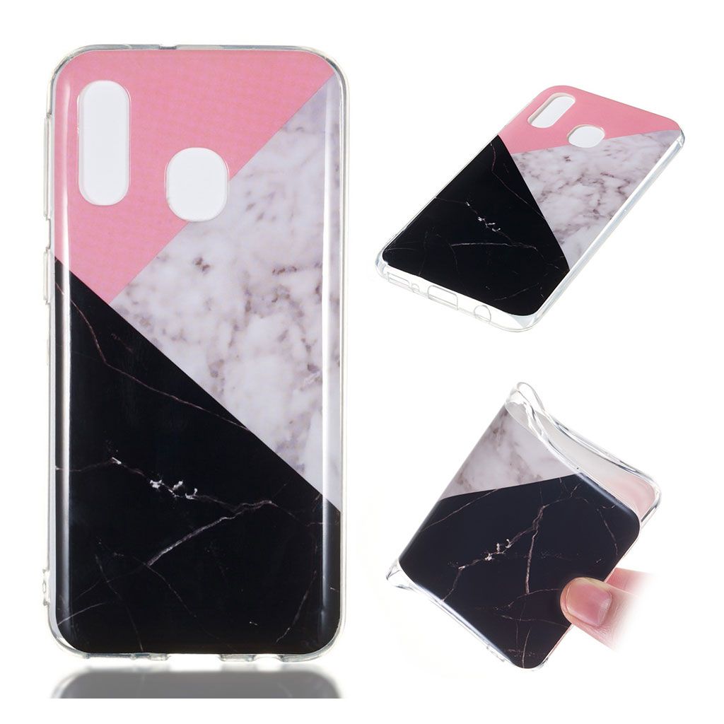 Samsung Galaxy A40 simple marble pattern case - Style C