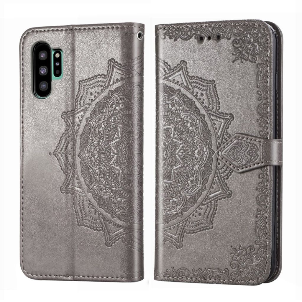 Mandala Samsung Galaxy Note 10 Pro Flip case - Grey