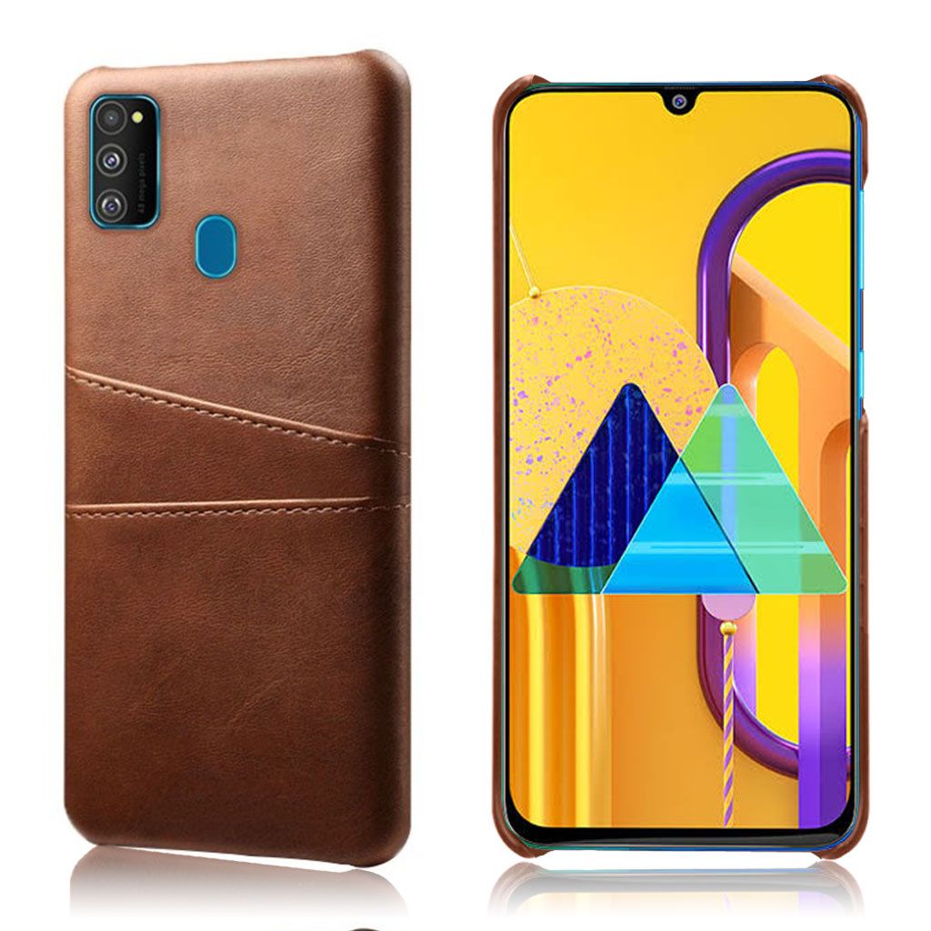 Dual Card case - Samsung Galaxy M30s - Brown