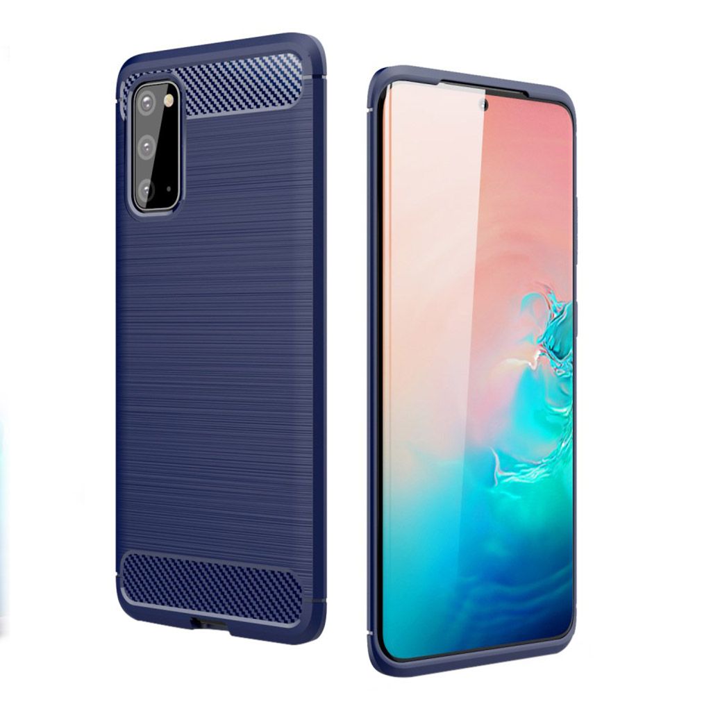 Carbon Flex case - Samsung Galaxy S20 Plus - Blue