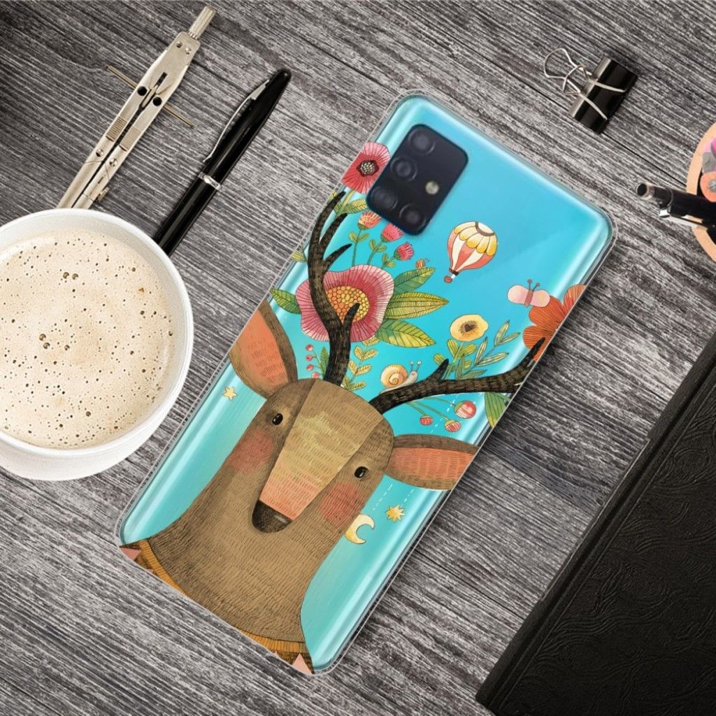 Deco Samsung Galaxy A71 case - Elk