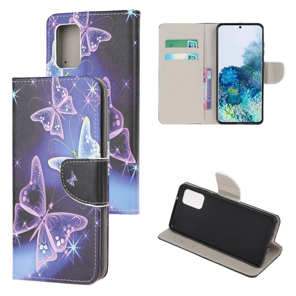 Wonderland Samsung Galaxy S20 flip case - Glowing Butterfly