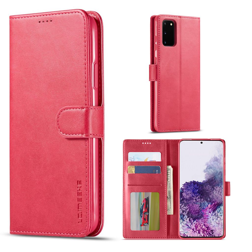 LC.IMEEKE Samsung Galaxy S20 Flip Case - Rose