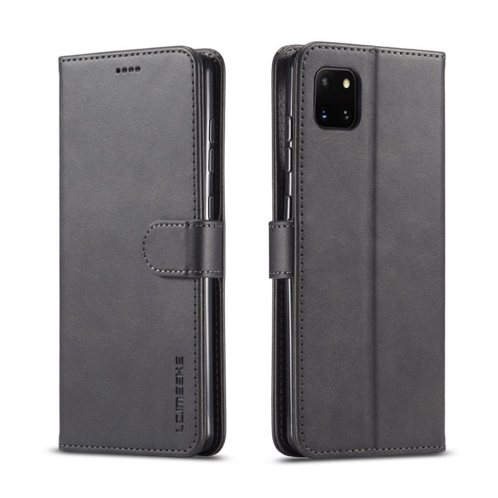 LC.IMEEKE Samsung Galaxy Note 10 Lite Flip Case - Black
