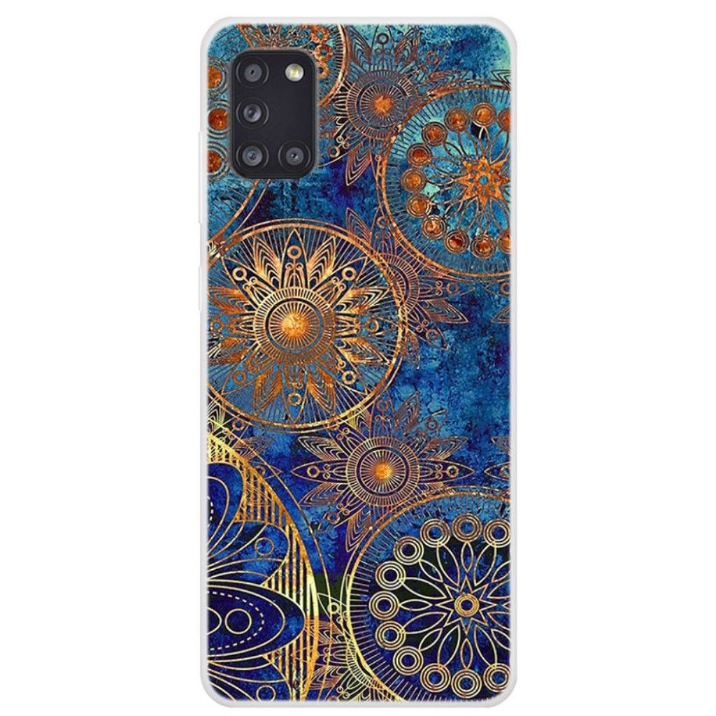 Deco Samsung Galaxy A31 case - Gold Malanda