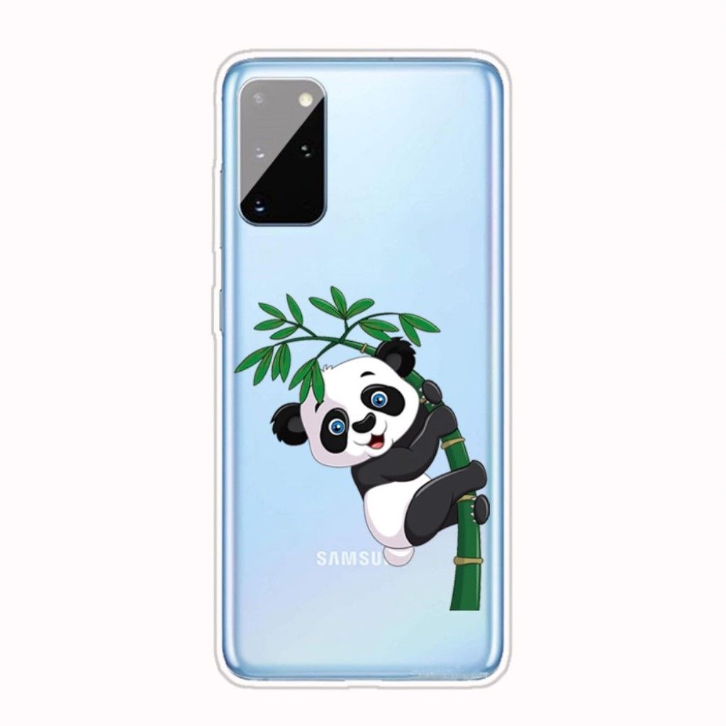 Deco Samsung Galaxy A31 case - Panda Climbing on Bamboo