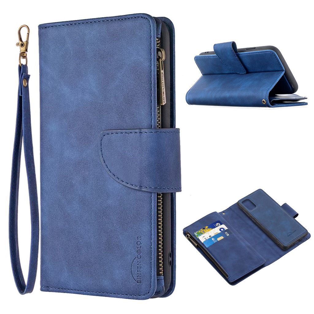 Premium Wallet Samsung Galaxy A31 flip case - Blue