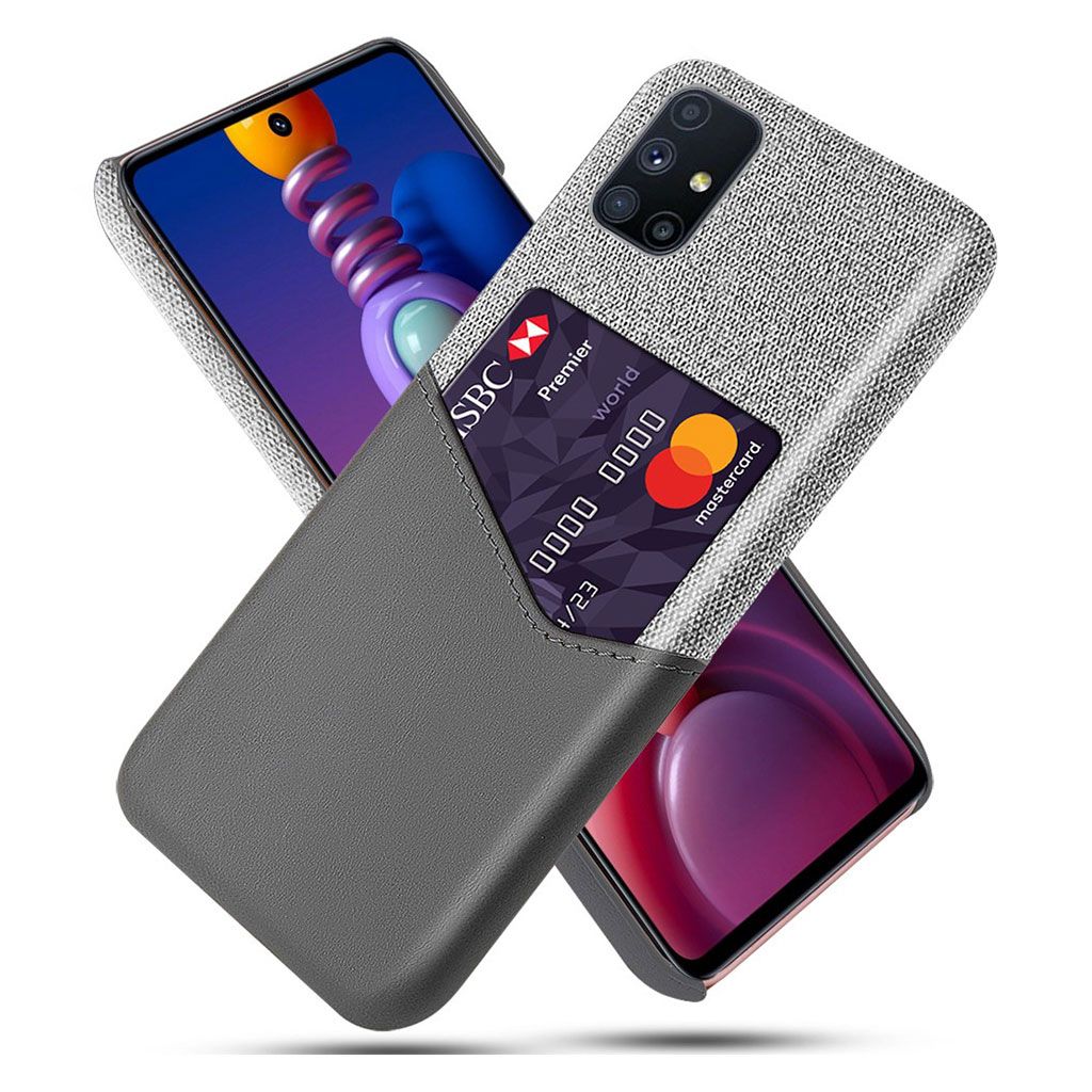 Bofink Samsung Galaxy M51 Card cover - Grey