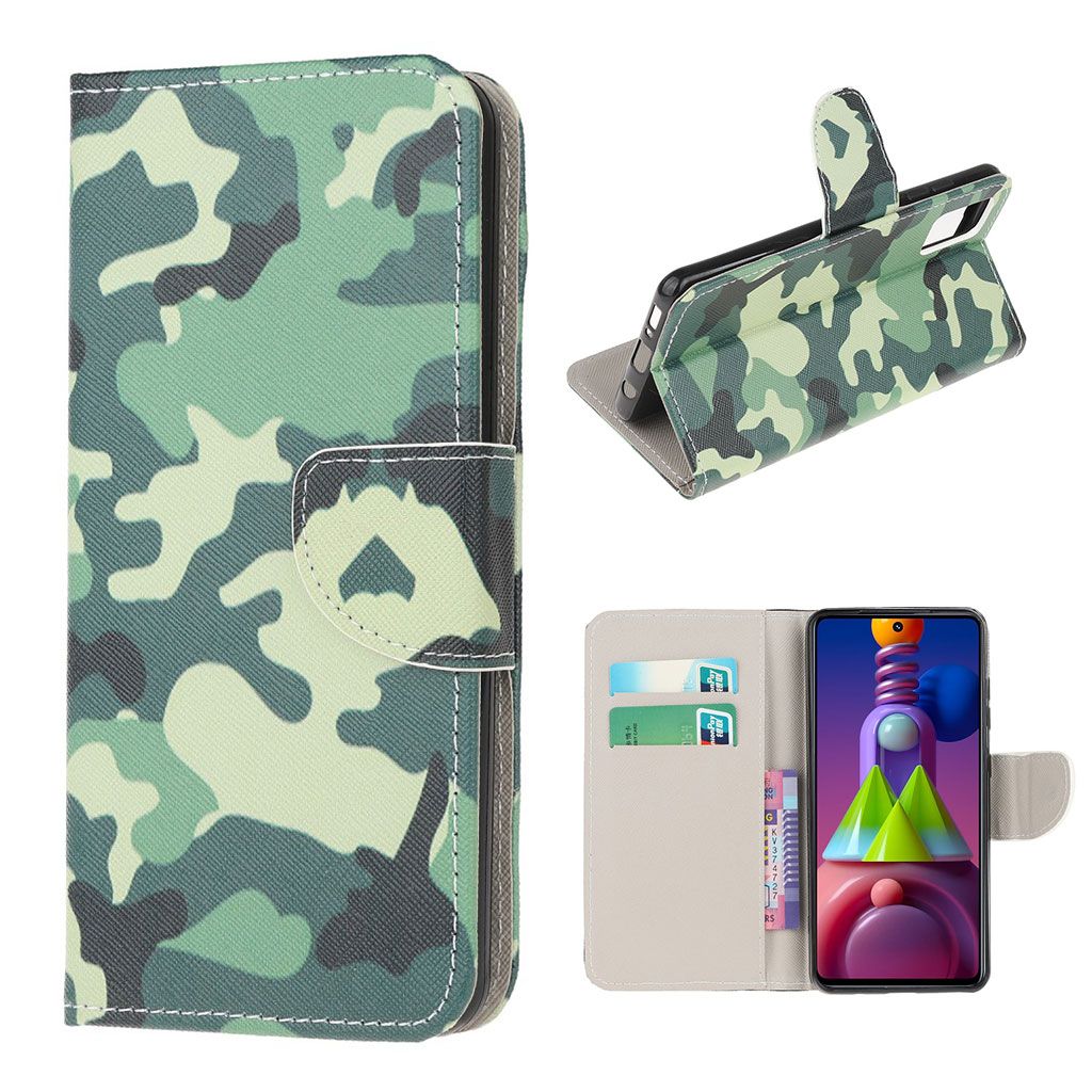 Wonderland Samsung Galaxy M51 flip case - Camouflage