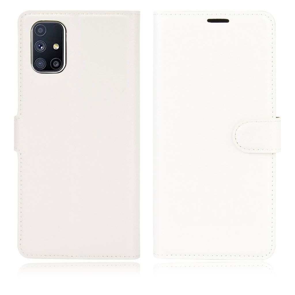 Classic Samsung Galaxy M51 flip case - White